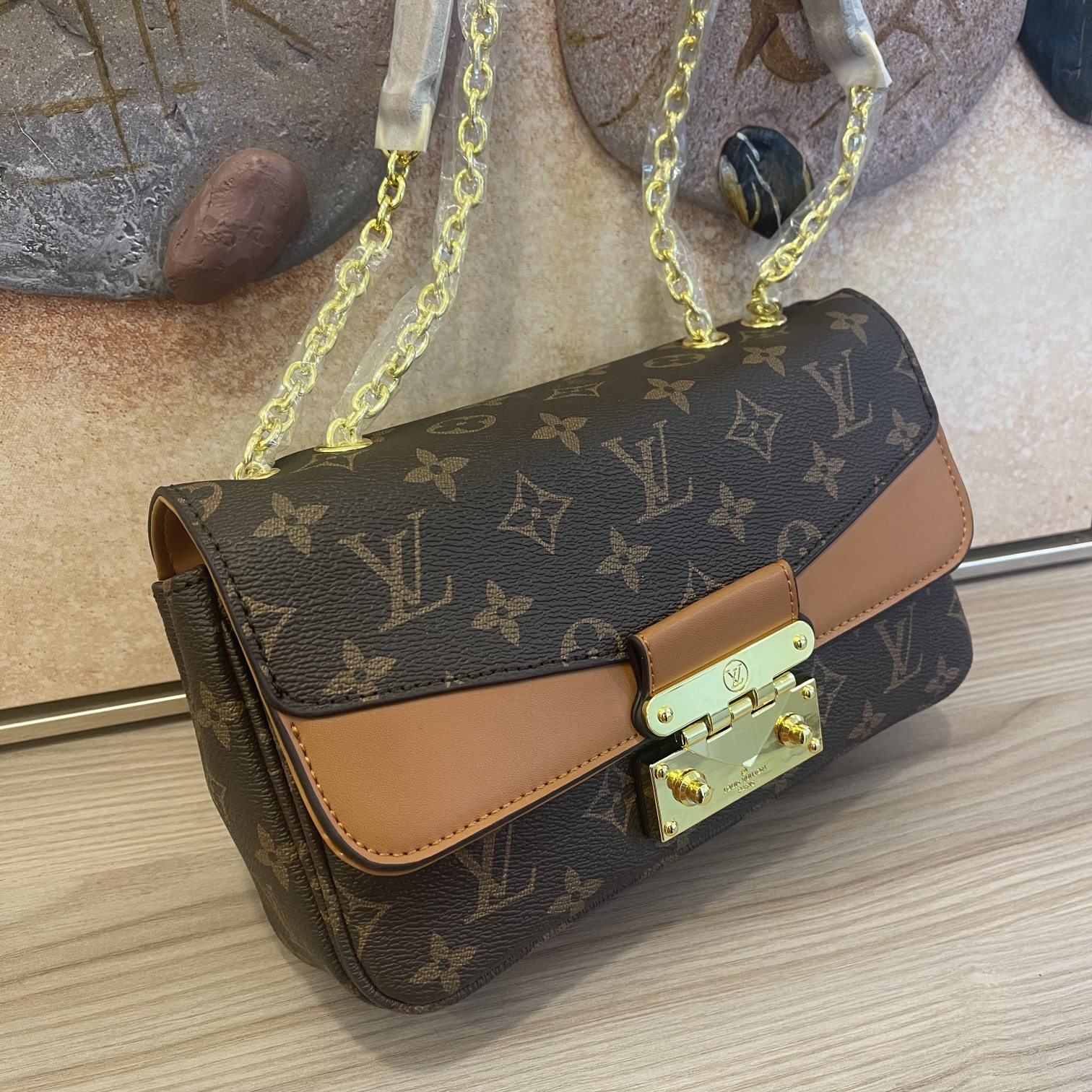 Louis Vuitton Marceau Chain HandVesker- Black/Brown – Vesker Replika ...